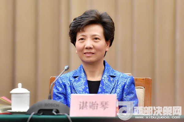 全國人大代表、貴州省委副書記、省長諶貽琴發(fā)言